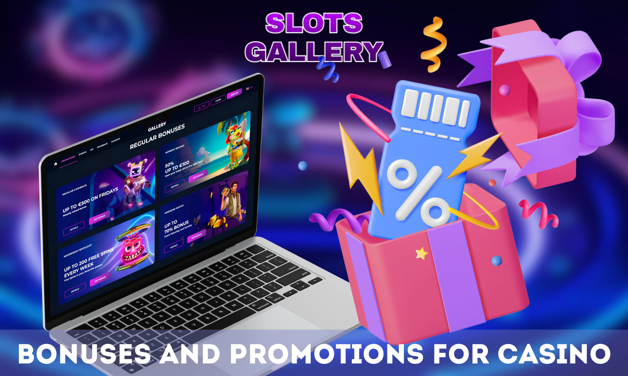Slots Gallery is offering bonus offers for players from New Zealand