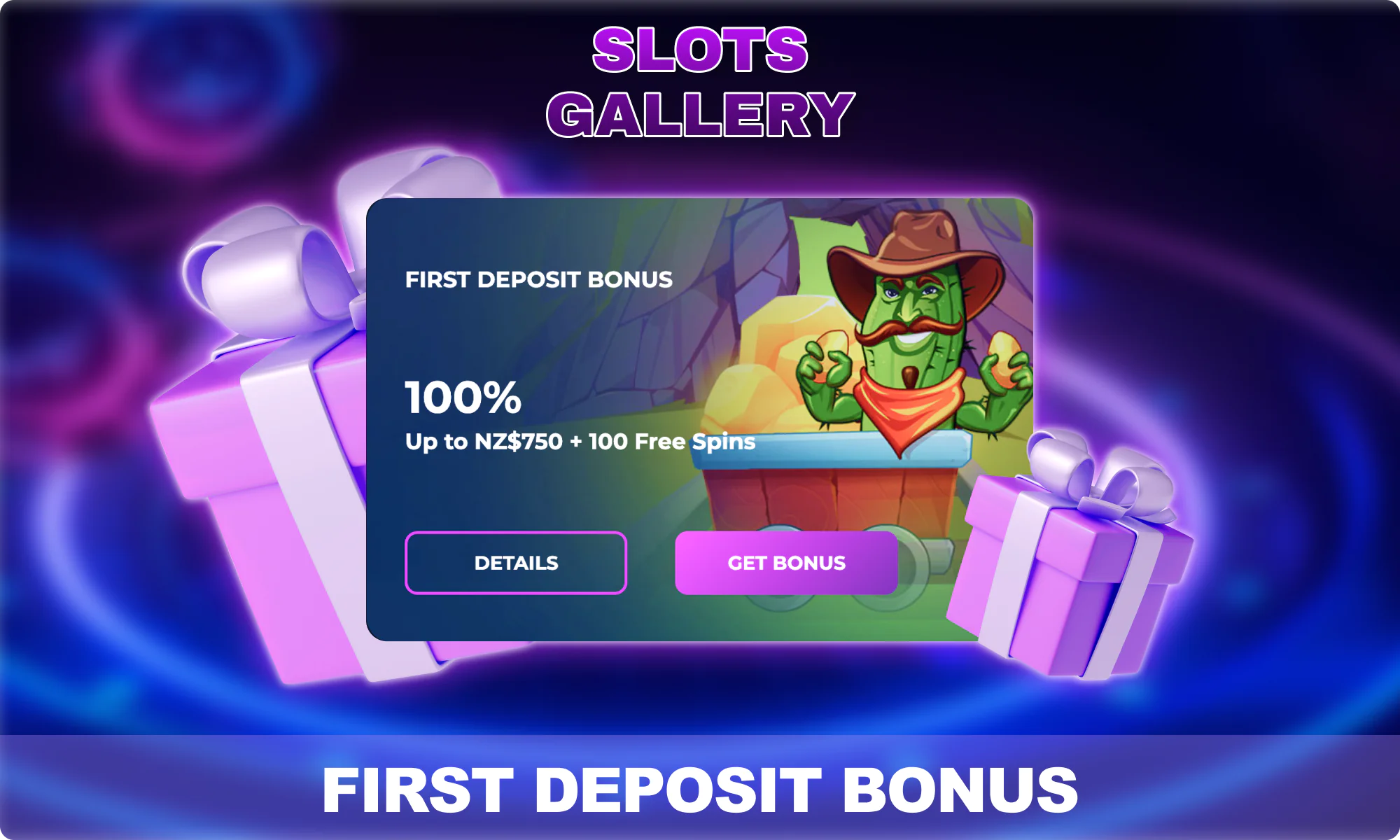 First Deposit Bonus - Slots Gallery New Zeland